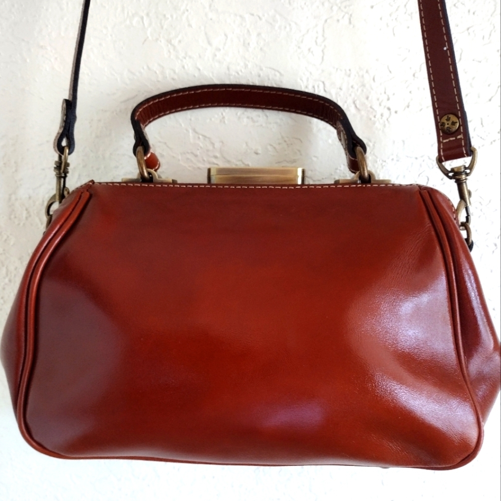 Patricia Nash Gracchi Leather Satchel - Picture 7 of 12